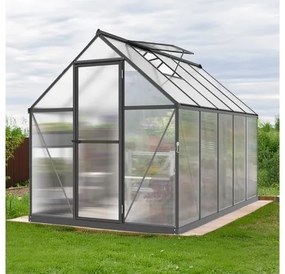 üvegház LANITPLAST SARANA 6x10 PC 4 mm fekete színű LG4333