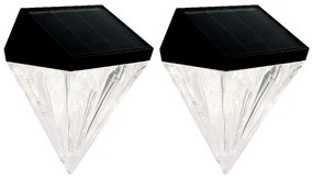 Globo 36430-2 - KĂSZLET 2x LED Napelemes fali lĂĄmpa SOLAR LED/0,5W/3V IP44
