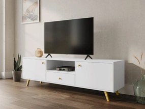TV szekrény Astradon 160 (fehér + arany) . 1106187