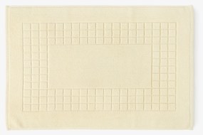 Goldea frottír fürdőszobai szőnyeg mozaika – krémszínű 50 x 70 cm
