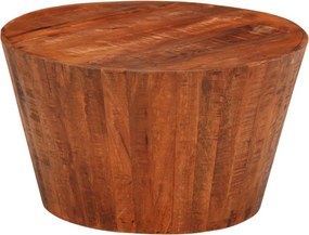 vidaXL tömör nyers mangófa dohányzóasztal Ø 52x30 cm