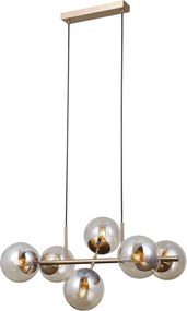 Italux modern függeszték molite borostyán arany itxpnd-1098-6-hb