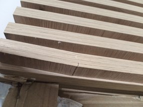 AKCIÓ Fali TV állvány ENTSIAN 150x40cm, artisan tölgy II. osztály