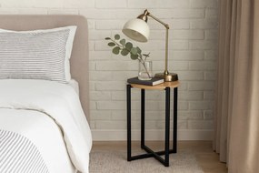 Kerek asztal fém talppal 29 x 42 cm