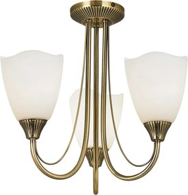 Endon HAUGHTON 601-3AN Plafonlámpa 3x60W/E14 IP20