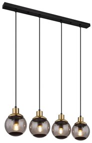 Globo 15860-4H - Csillár zsinóron POTTER 4xE27/25W/230V