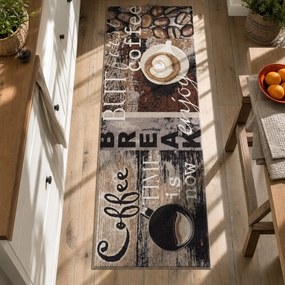 Barna futószőnyeg 50x150 cm Enjoy Coffee Break – Hanse Home