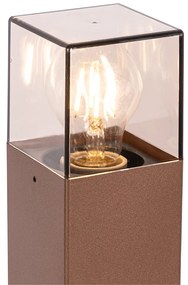 Kültéri lámpa 70 cm rozsdabarna talp és kábelbekötővel - Denmark