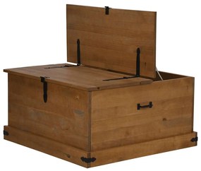 tömör fenyőfa HALDEN tárolószekrény 91x91x47 cm