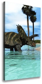 Vászonkép Dinoszauruszok a strandon ocv-33738049