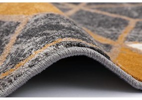 Okkersárga-szürke szőnyeg 200x280 cm Soft – FD