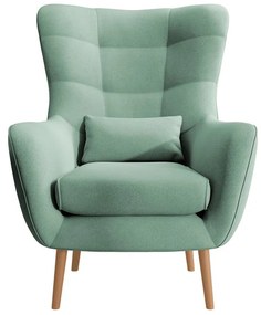 Fotel lábtartóval Veneza VZ1 (menta + bükk). 1098944