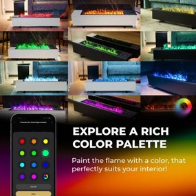 AENO - Okos elektromos hősugárzó/konvektor 1000/2000W fekete