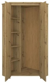 Sarok ruhásszekrény Andra 2D (artisan tölgy). 1052741