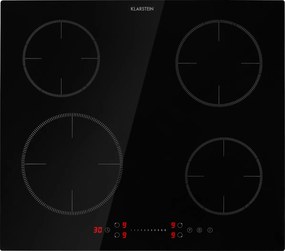 Klarstein Virtuosa EcoAdapt, indukciós főzőlap, 7200 W, 4 zóna, üveg, fekete