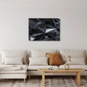 Kép - Geometriai absztrakció (üvegen) (70x50 cm)