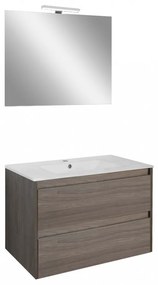 Porto Prime 80 komplett fürdőszoba bútor rauna szil színben