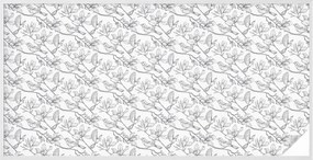 Furnér Ablakfólia Szélvédőre Adatvédelem Madarak és virágok 200x100