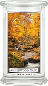 Amberwood &amp; Moss nagy gyertya Kringle Candle