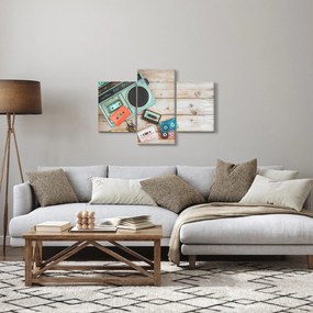 Kép - retro rádió (90x60 cm)