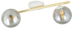 EMIBIG 1247-2 SPLENDI Glamour Mennyezeti Lámpa Fehér, Grafit, Arany E14 IP20
