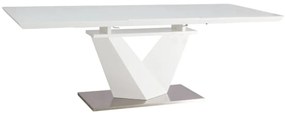 ALARAS III asztal 160-220x90 fehér
