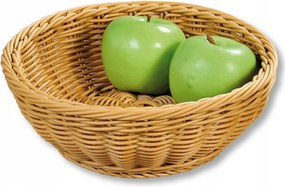 Fonott kerek kenyérkosár Gyümölcs Zöldség Konyhai kosár 24 cm