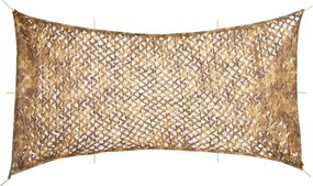 vidaXL homokszínű kamuflázsháló tárolózsákkal 708x423 cm