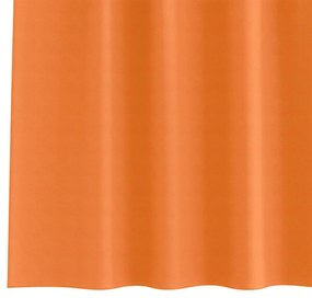 Függönyök 2 pcs Fényes narancssárga 140x140cm Poliészter