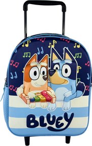 Bluey Dreams gurulós ovis 3D hátizsák, táska 32 cm