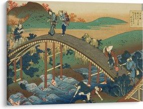 Kép - Katsushika Hokusai, Ariwara no Narihirafrom the series One Hundred, Poems Explained by the Nurse (Hyakunin isshu uba ga etoki), reprodukciók (70x50 cm)