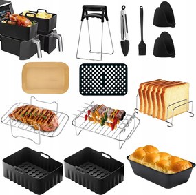 Akcesoria Ninja Olajsütő Airfryer Dual Basket Szett 12DB