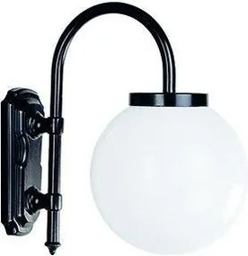 NOVOLUX 036B-G05X1A-02 BOOM Klasszikus Kültéri Fali Lámpa Fehér, Fekete E27 IP43