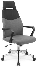 Olaf irodai szék - hamuszürke / fekete