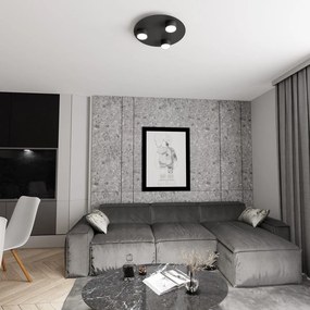 Emibig modern mennyezeti lámpa bolx fekete emi1441/3