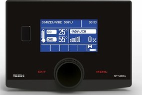 Vezérlő Tech ST-480N Kályha Kazánhoz Burkolat És Érzékelők Nélkül
