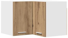 Függő szekrény Riga Artisan tölgy és fehér 57 x 57 x 40 cm