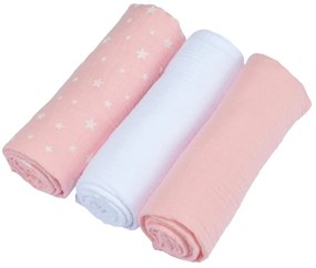 Muszlin pelenka készlet 3 db-os – Bébé Douceur
