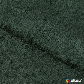 Sötétzöld kárpitozott ágyneműtartós franciaágy ágyráccsal 180x200 cm Dizzle – ELTAP