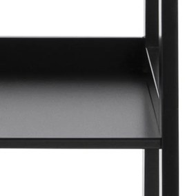 DAMON fekete könyvespolc