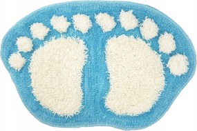 Fürdőszoba Szőnyeg Láb Kék