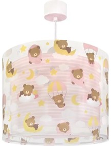 Dalber 41572S - BABY TEDDY gyerek csillár 1xE27/15W/230V rózsaszín