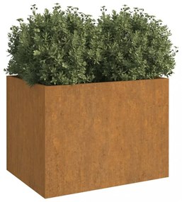corten acél növénytartó 62x47x46 cm