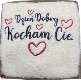 Valentin Napi Ajándék Törölköző Hímzéssel Ajándékdobozban