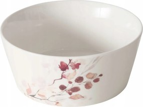 Porcelán Reggeliző Tál Növényi Mintával Bernada 500ML 6,4X14,8 CM