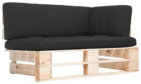 vidaXL impregnált fenyőfa kerti raklap sarokkanapé