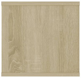 sonoma tölgy színű szerelt fa fali polc 102 x 30 x 29 cm