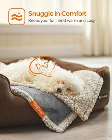 Vízálló kutyapárna kistestű kutyáknak és macskáknak, mosógépben mosható