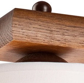 Fali lámpa 1xE27/60W/230V tölgy mintával