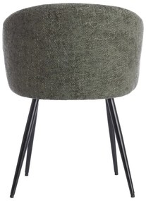 Khaki fém étkezőfotel szett 2 db-os Radaja – Light &amp; Living